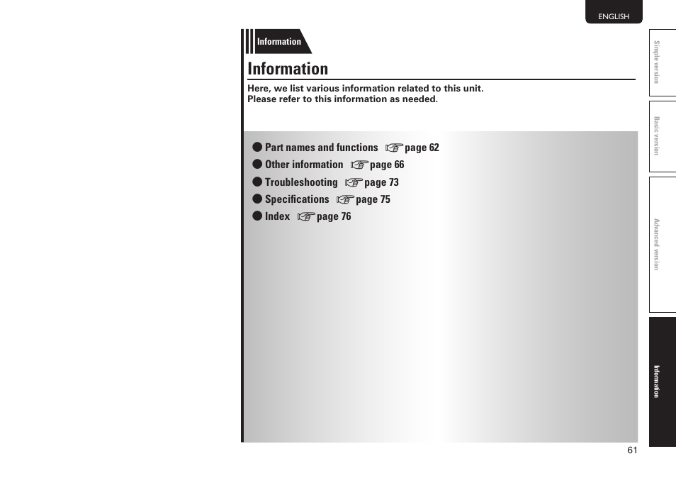 Information | Marantz NR1601 User Manual | Page 67 / 88