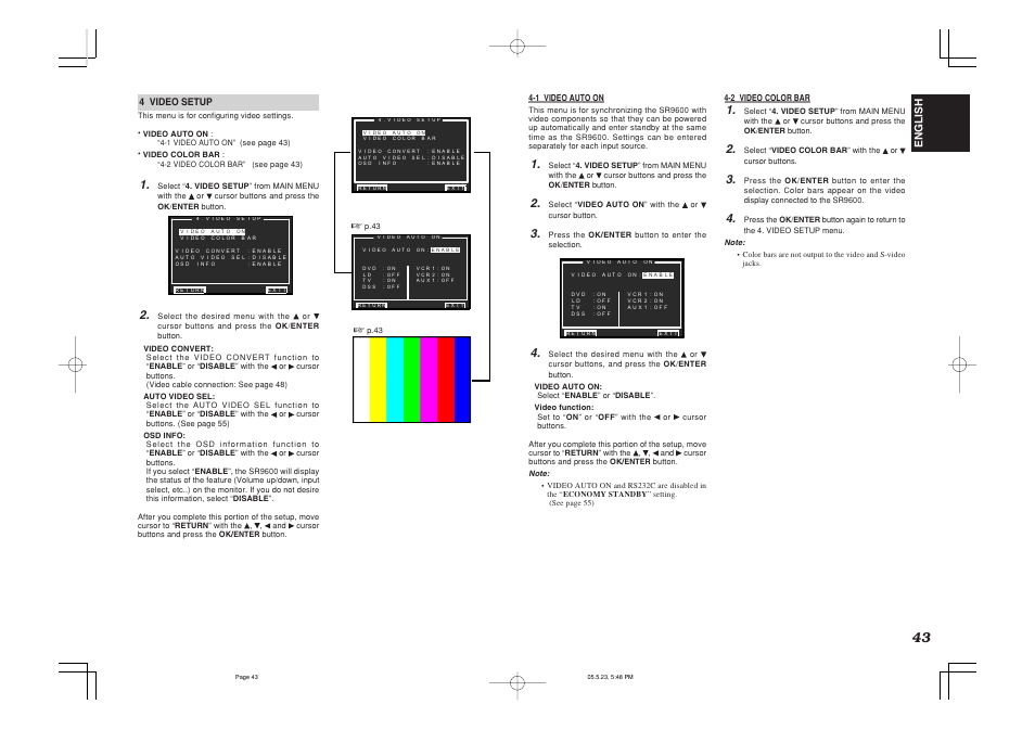 English | Marantz SR9600N User Manual | Page 47 / 71