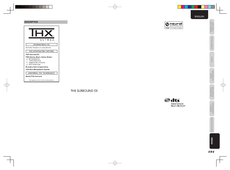 Marantz AV8003 User Manual | Page 104 / 107