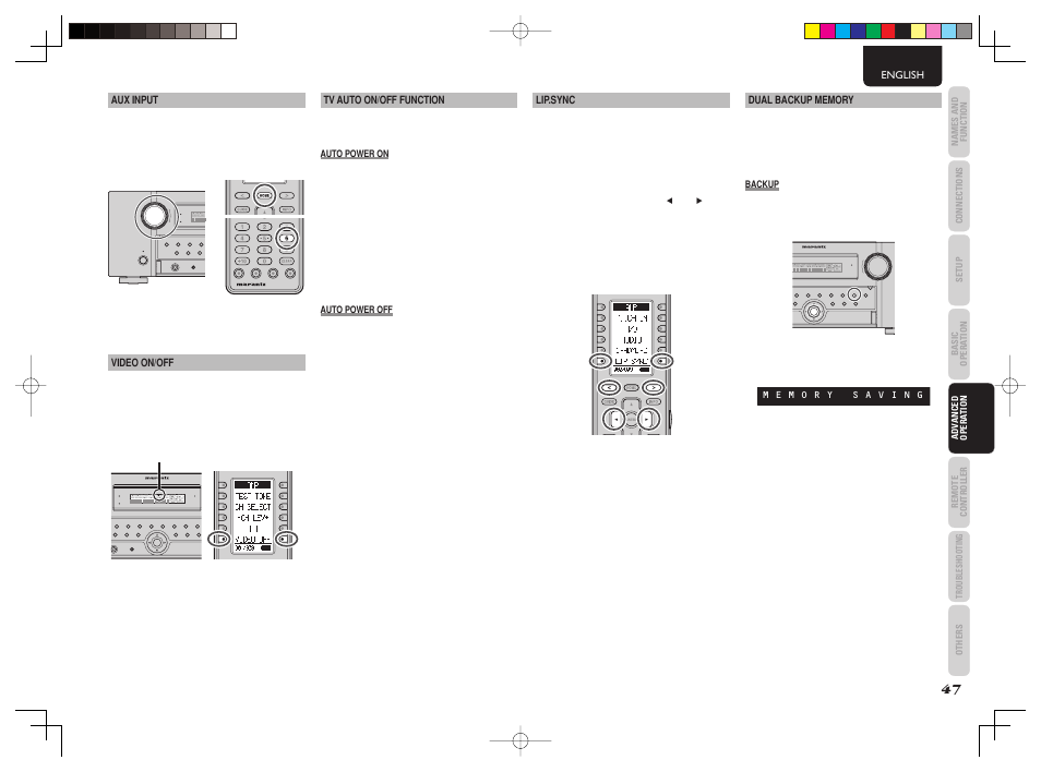 Marantz AV8003 User Manual | Page 50 / 107