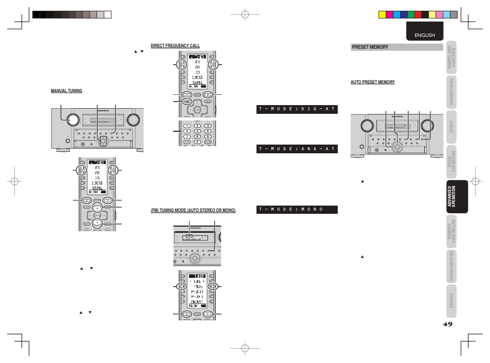 Marantz AV8003 User Manual | Page 52 / 107