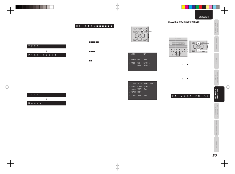 Marantz AV8003 User Manual | Page 56 / 107