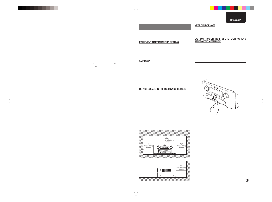 Before use | Marantz AV8003 User Manual | Page 6 / 107