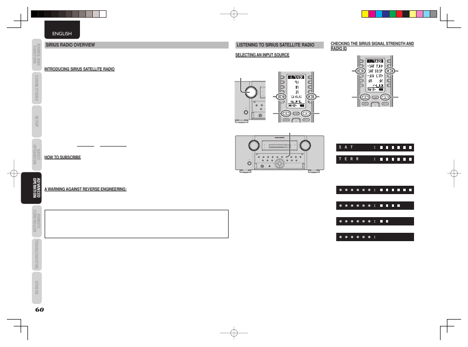 Marantz AV8003 User Manual | Page 63 / 107