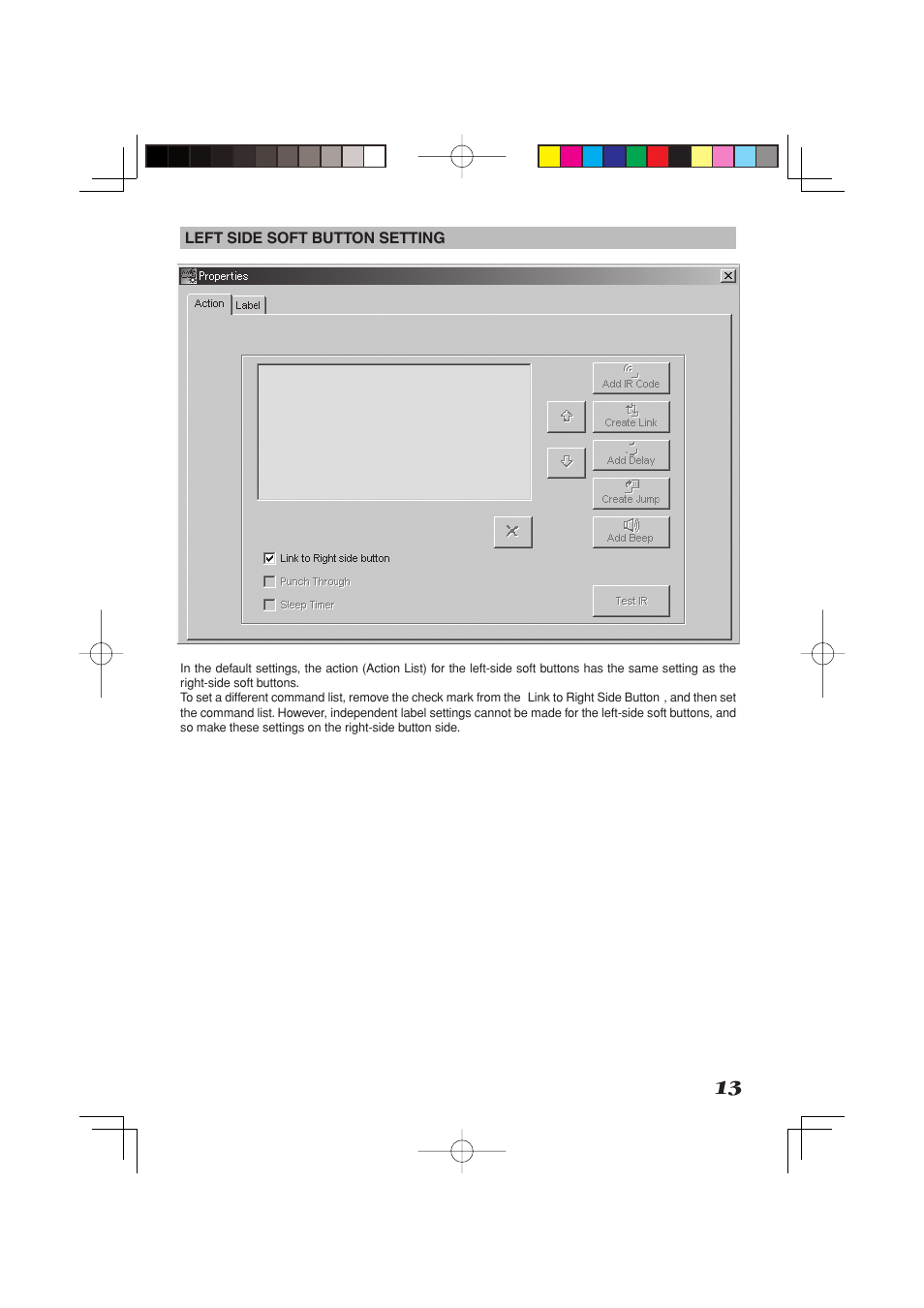 Left side soft button setting | Marantz Wizz.it 3 User Manual | Page 15 / 20