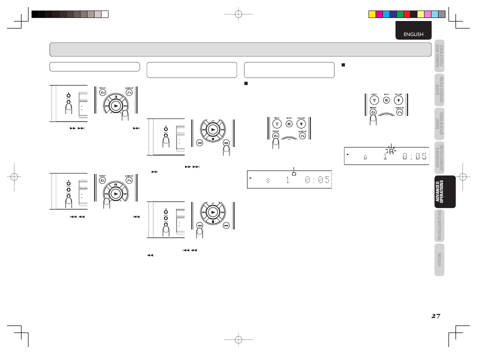 Display off mp3/wm by | Marantz CD5003 User Manual | Page 30 / 38