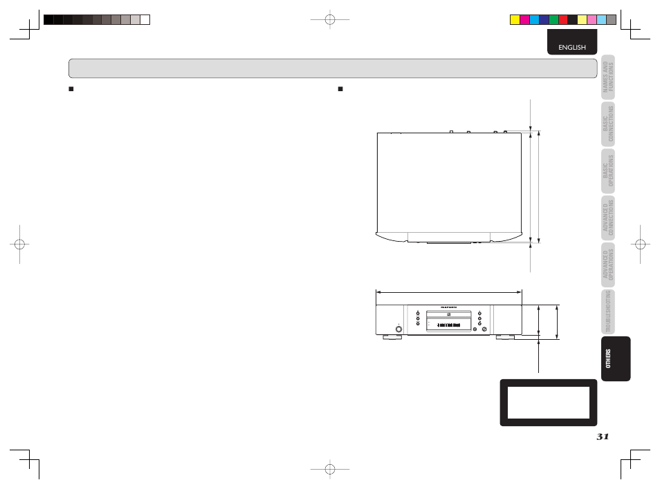 Others, Display off mp3/wma | Marantz CD5003 User Manual | Page 34 / 38