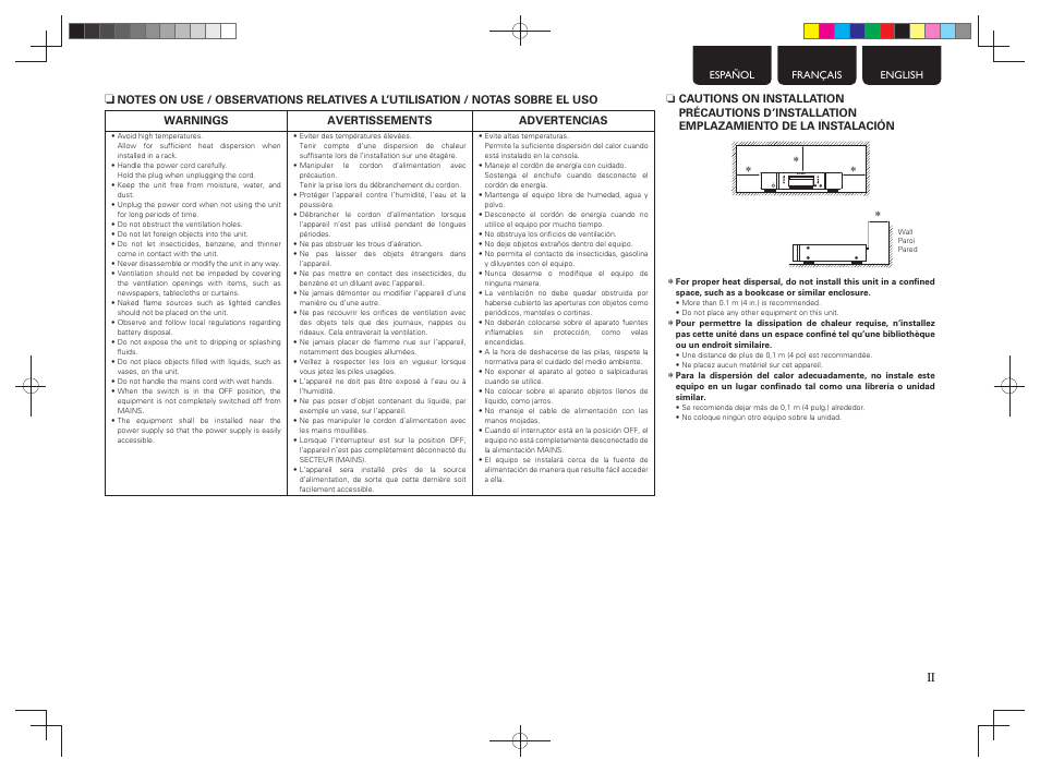 Ii n | Marantz CD5004 User Manual | Page 3 / 29