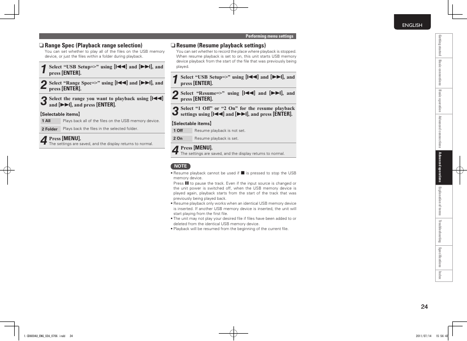 Marantz CD6004 User Manual | Page 27 / 36