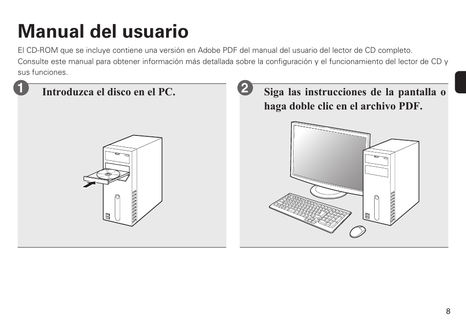 Manual del usuario | Marantz CD6005 Quick Start User Manual | Page 9 / 10