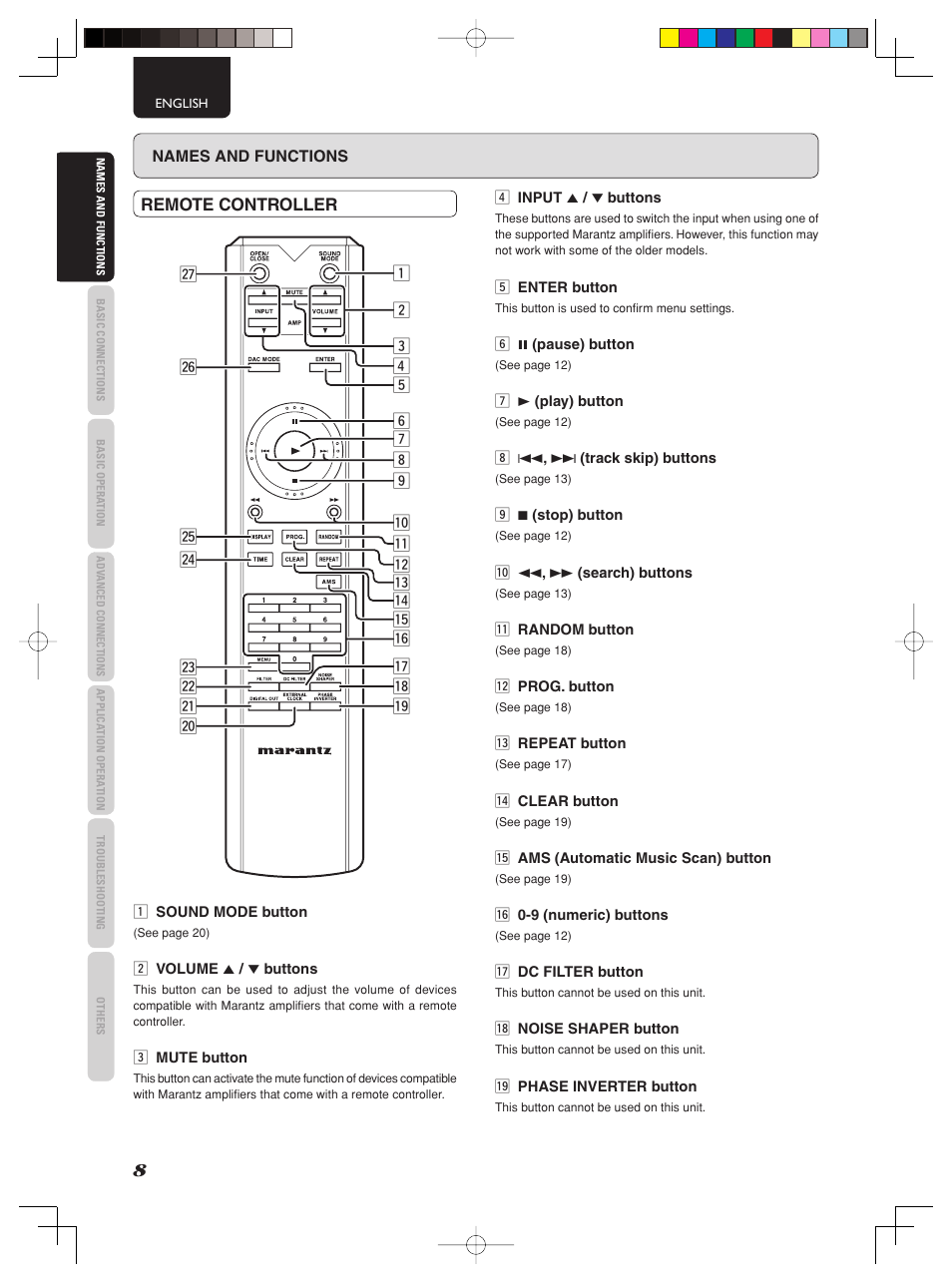 Marantz SA-KI PEARL User Manual | Page 14 / 35