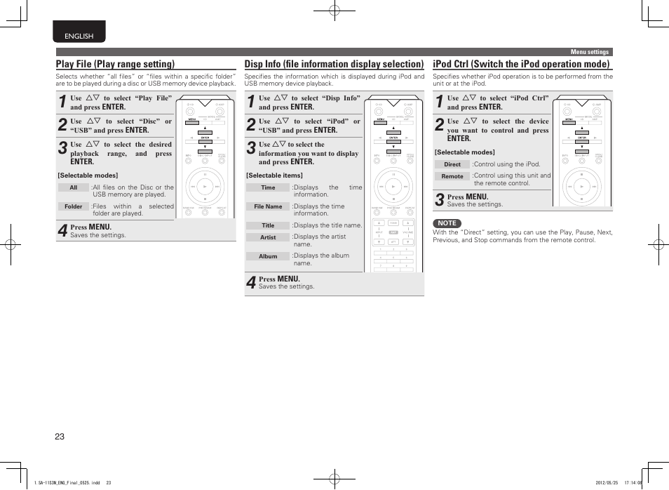 Marantz SA11S3N User Manual | Page 30 / 38