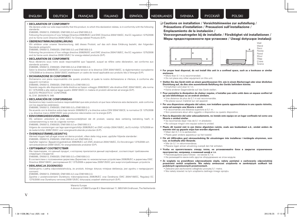 Marantz SA11S3N User Manual | Page 6 / 38