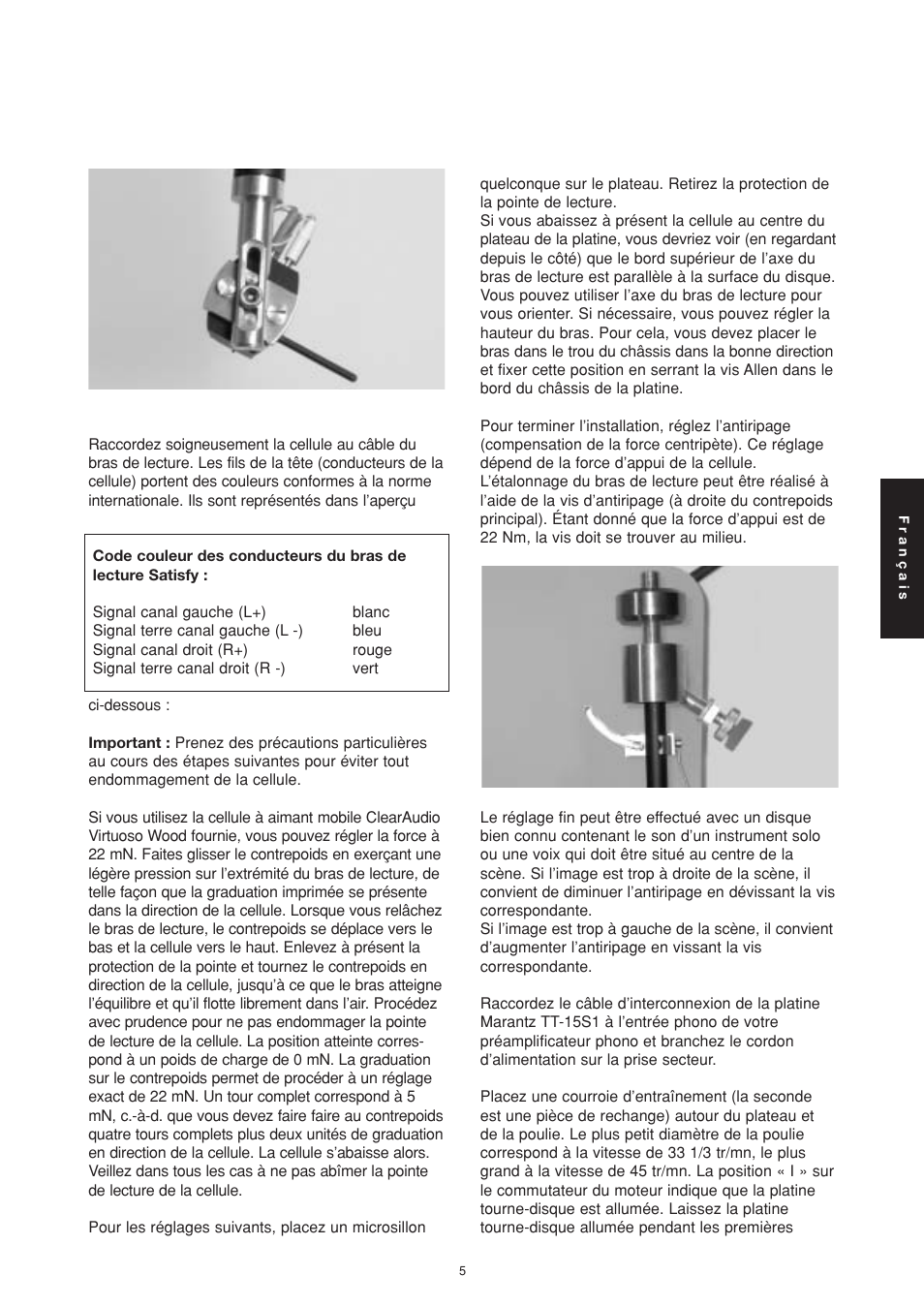 Marantz TT15S1N User Manual | Page 19 / 39