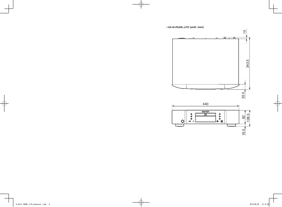 Marantz SA-KI Pearl Lite User Manual | Page 35 / 36