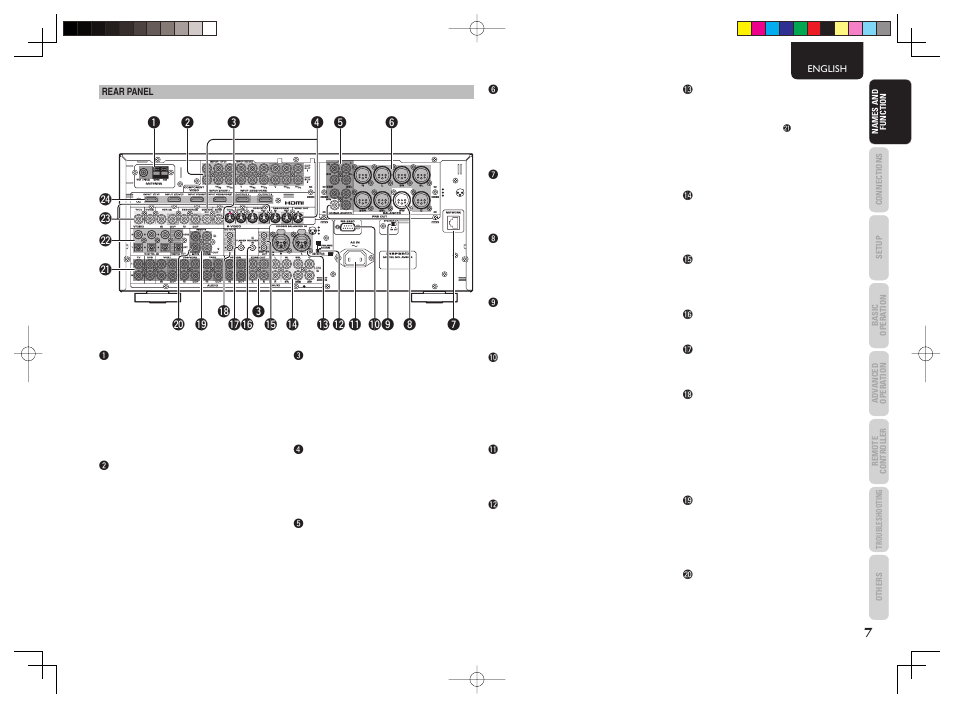 Ccb b, Ppb b c cr r, Ppr r c cr r | Ppr r c cb b, Ppb b c cb b, Monitor, Flasher, Flasher in in ir ir receiver receiver in in, On on off off, Balanced | Marantz AV8003 User Manual | Page 11 / 92