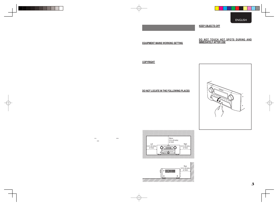 Before use | Marantz AV8003 User Manual | Page 7 / 92