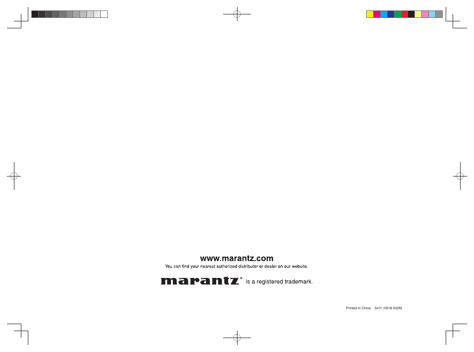 Marantz NA7004 User Manual | Page 46 / 46