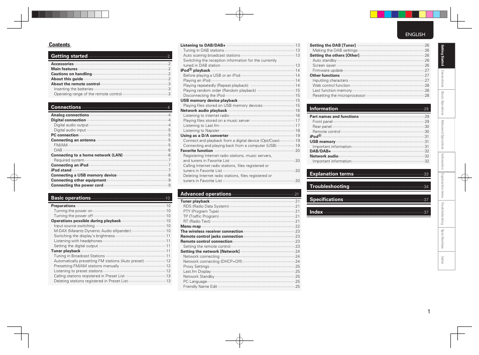 Marantz NA7004 User Manual | Page 7 / 46