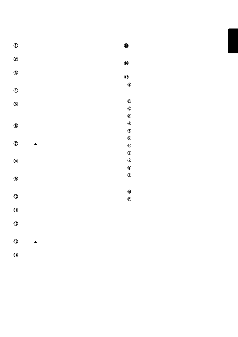 Location and function of parts and controls | Marantz ST6000N User Manual | Page 5 / 13