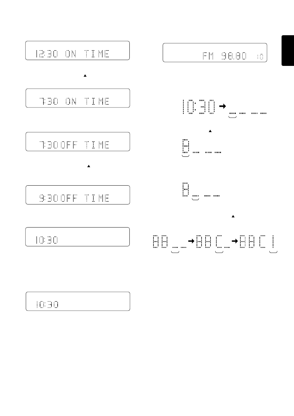 English, Filing (station name, etc. ) | Marantz ST6000N User Manual | Page 7 / 13