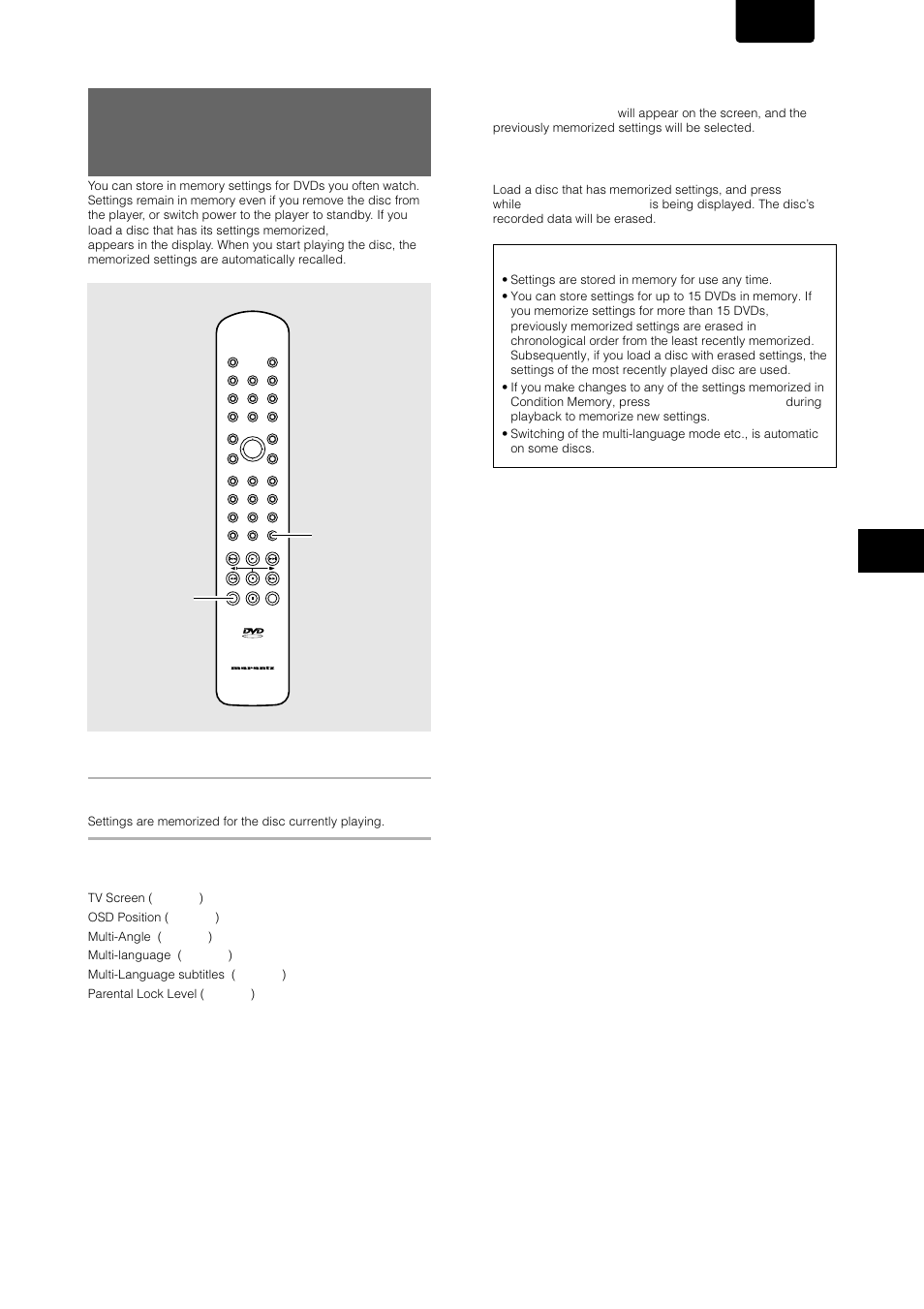 English, Adv anced functions, Erasing the recorded contents | Marantz DV-17 User Manual | Page 43 / 52