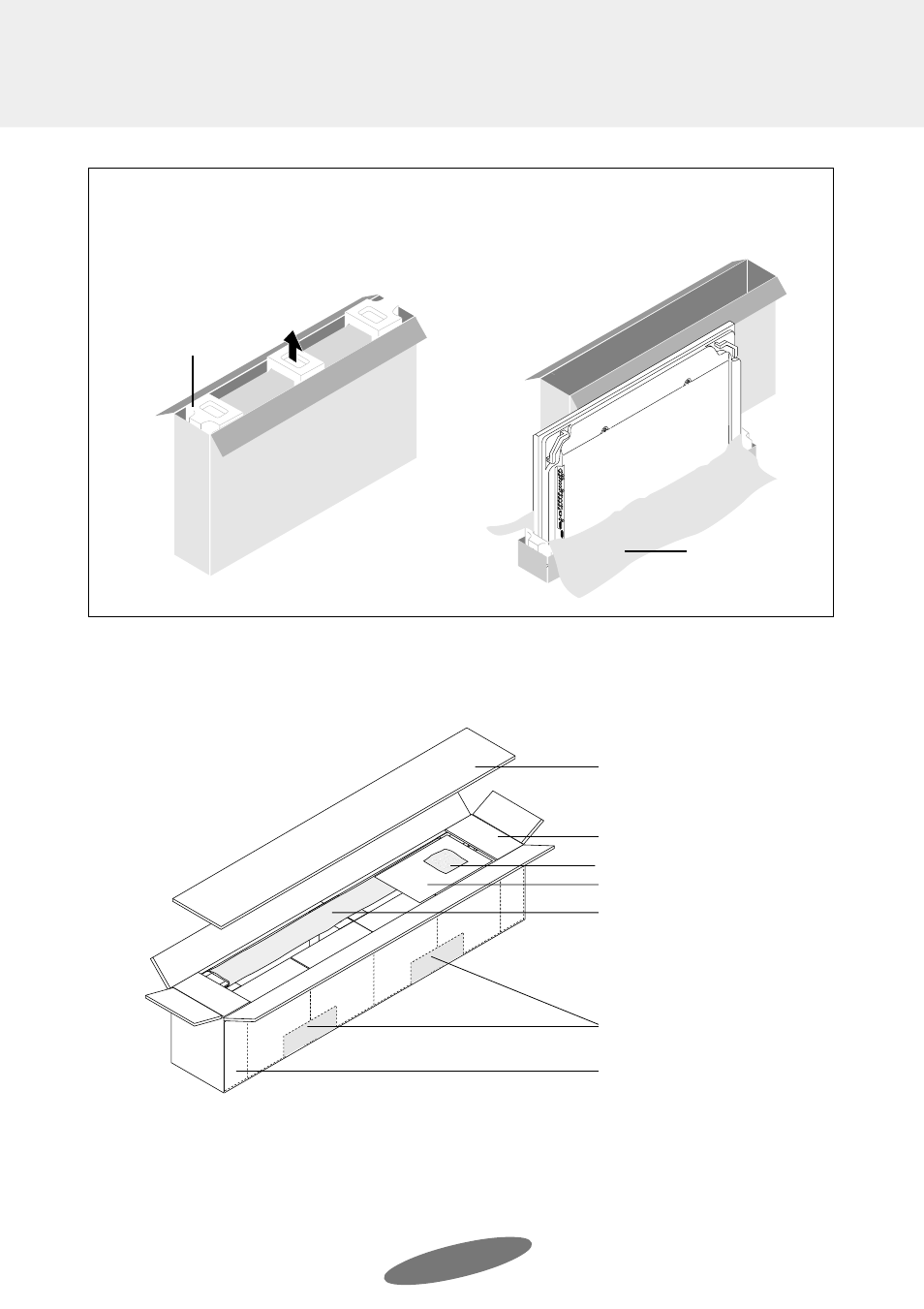 Assembling the stand, Preparations••••unpack the plasma display. 1 | Marantz AS6150 User Manual | Page 4 / 8