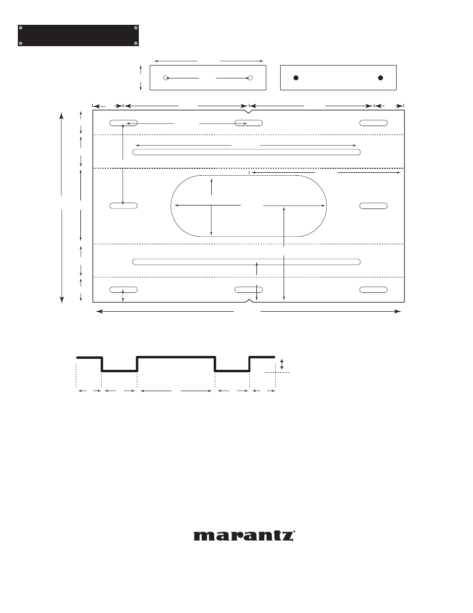 Marantz templates | Marantz MOUNT20BL User Manual | Page 5 / 6