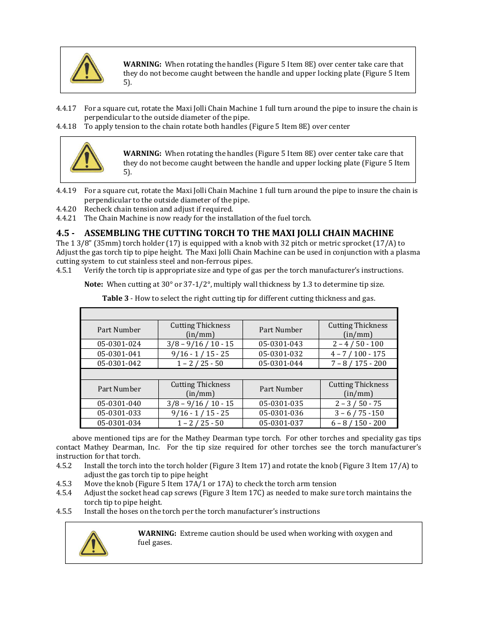 Mathey Dearman Maxi Jolli Chain Machine User Manual | Page 10 / 23