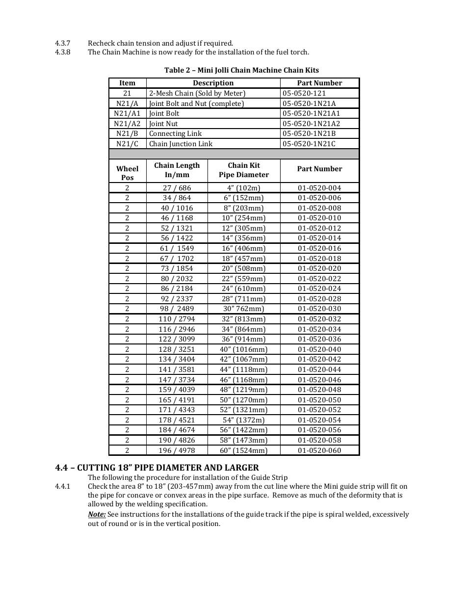Mathey Dearman Mini Jolli Chain Machine User Manual | Page 7 / 20