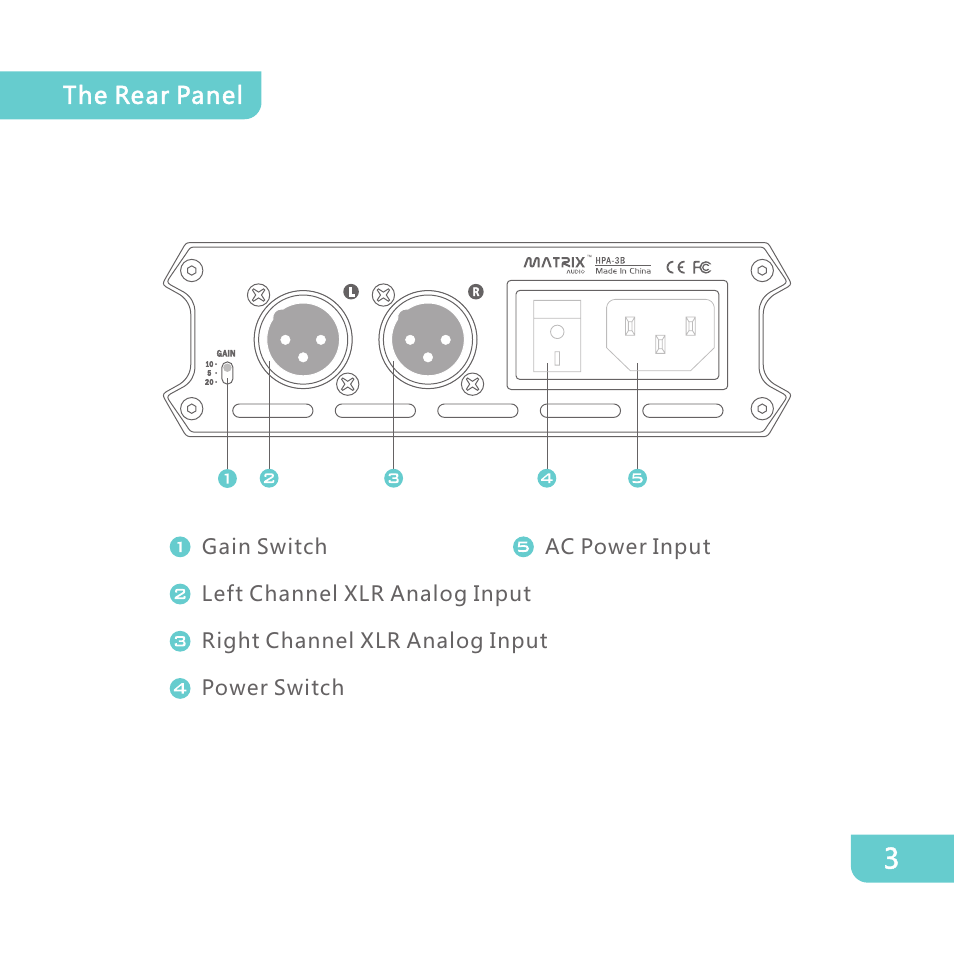 Matrix Audio HPA-3B User Manual | Page 4 / 11