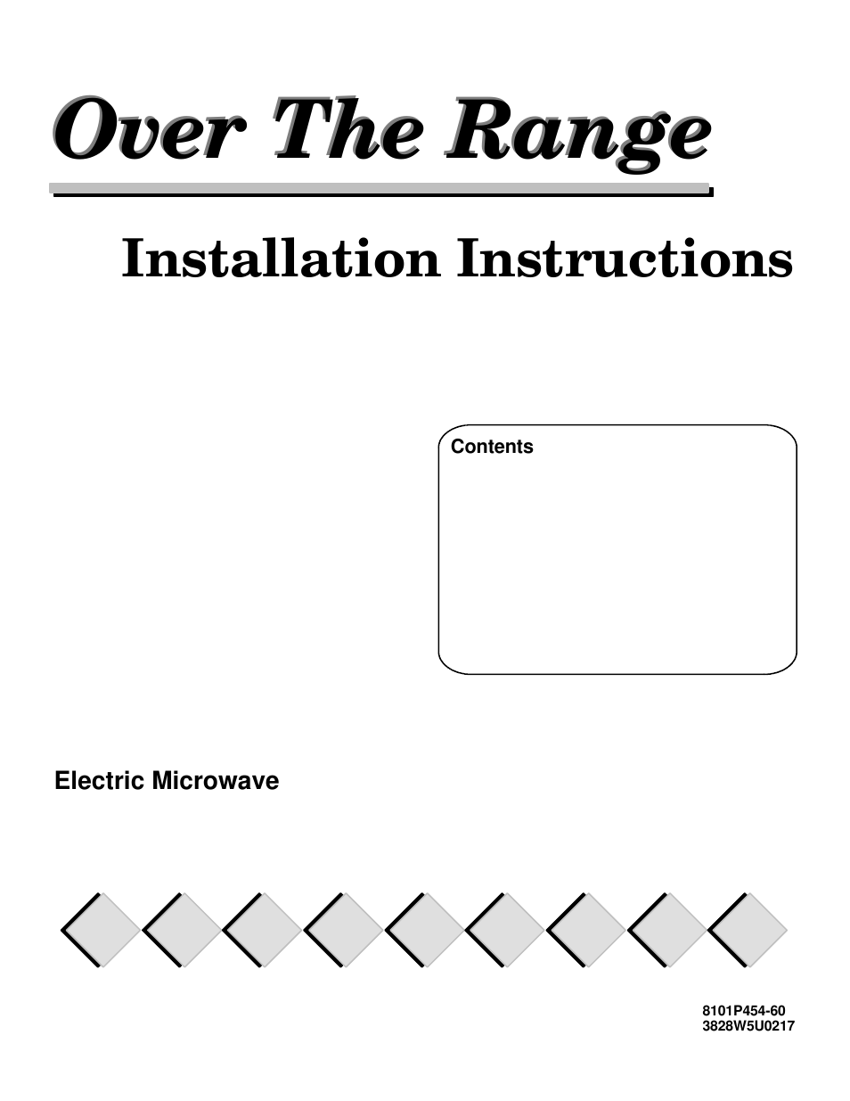 Maytag MMV4184AAW Installation User Manual | 55 pages