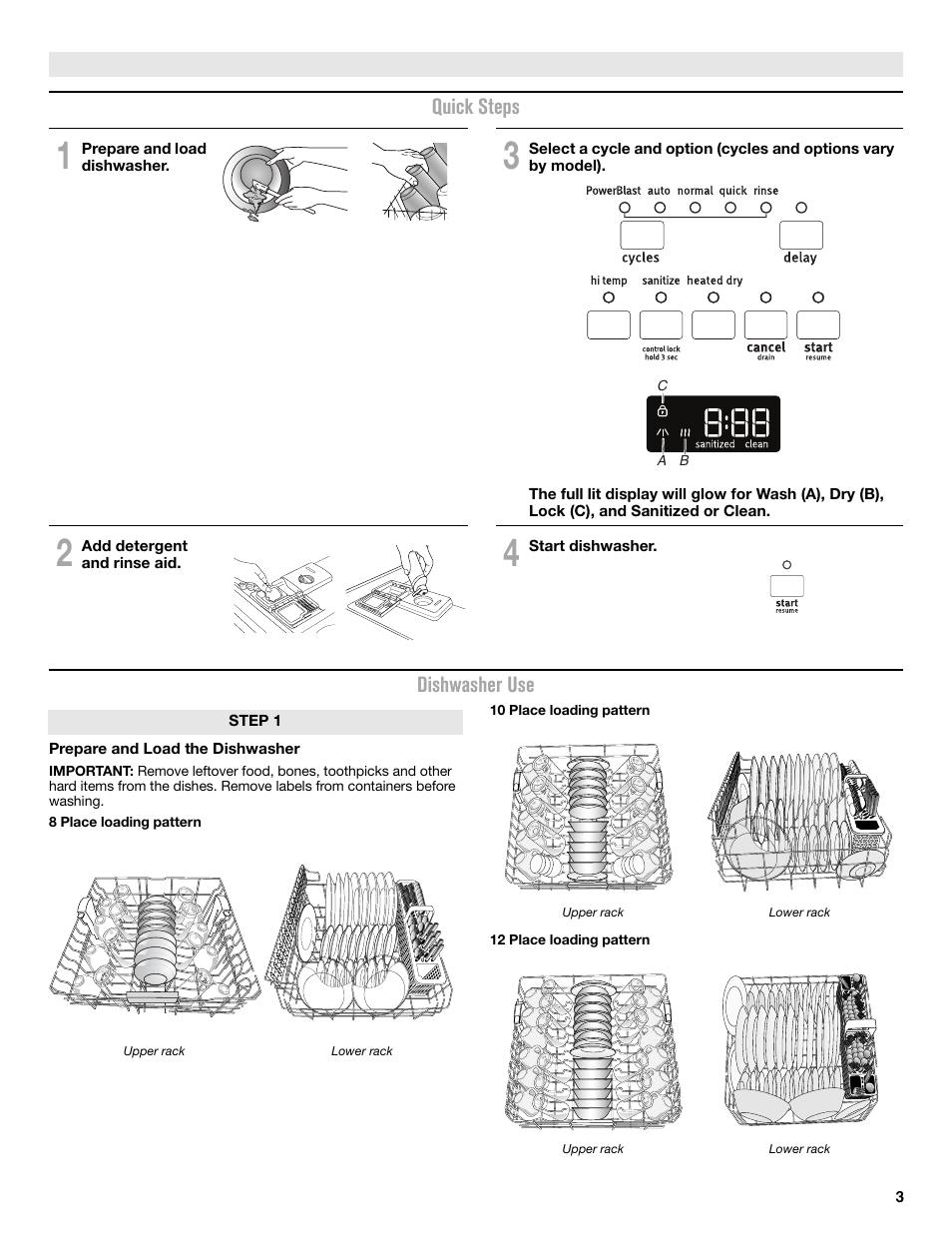 Maytag MDB8969SDM User Manual | Page 3 / 42
