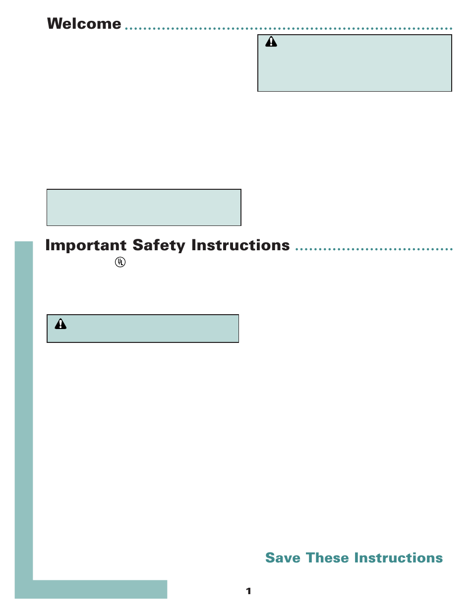 Welcome, Important safety instructions, Save these instructions | Maytag MDB6650AWW User Manual | Page 2 / 36