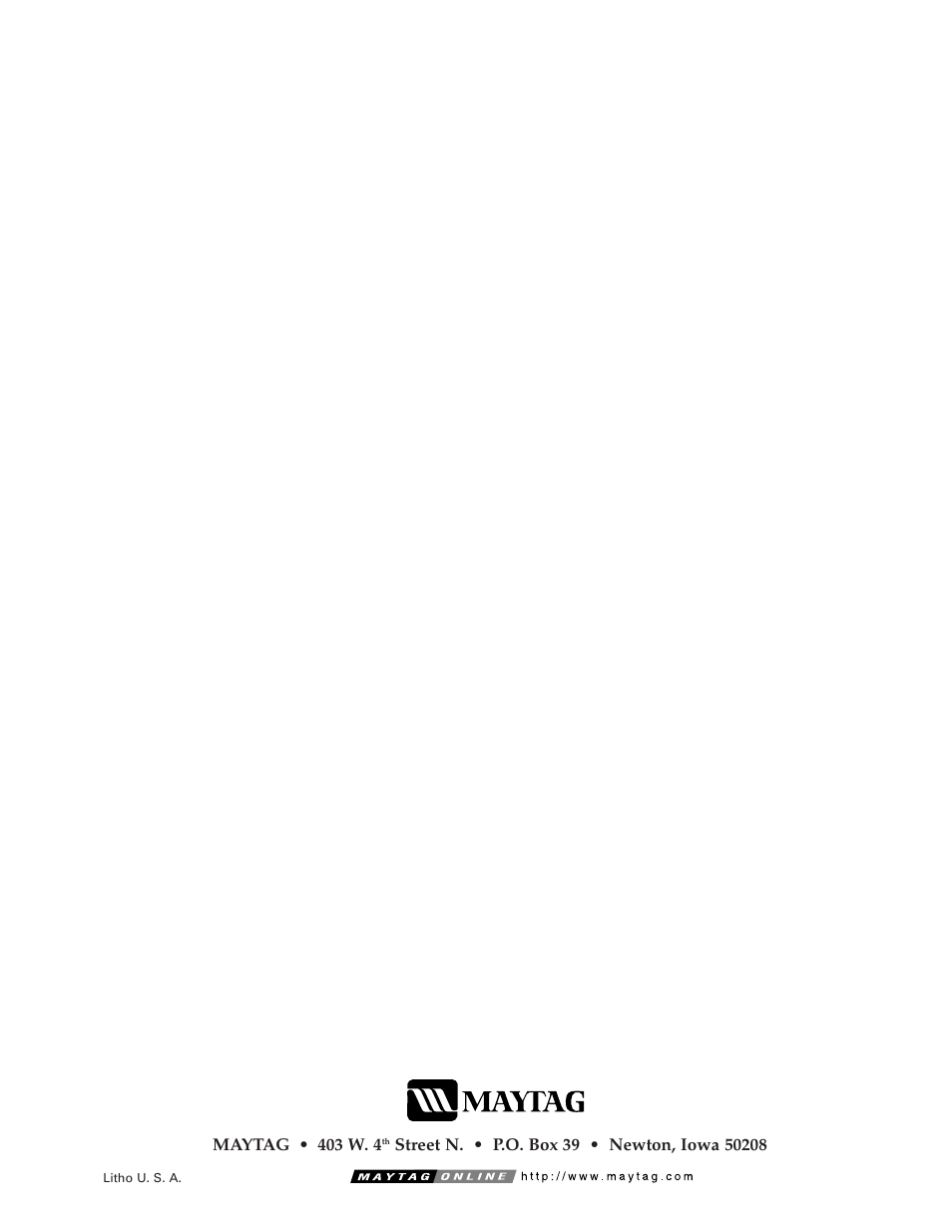 Maytag • 403 w. 4 | Maytag PDB1100AWE User Manual | Page 28 / 28