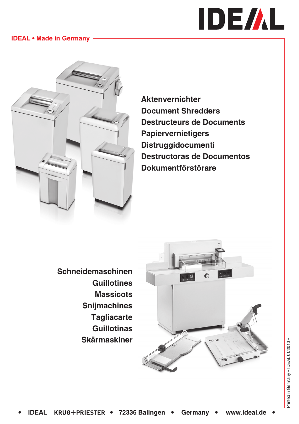 MBM Corporation IDEAL 4005 User Manual | Page 56 / 56