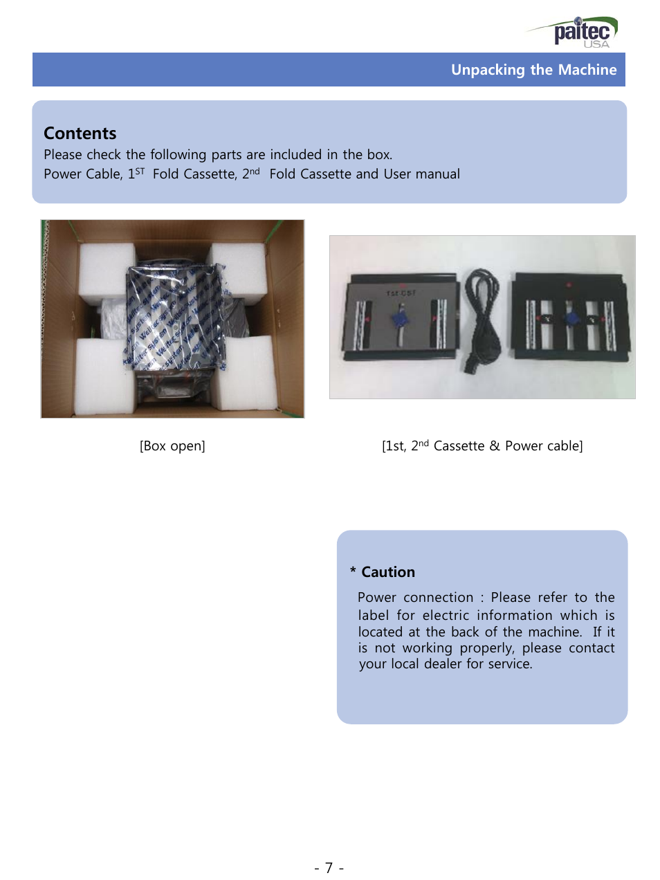 MBM Corporation ES 5500 User Manual | Page 7 / 20