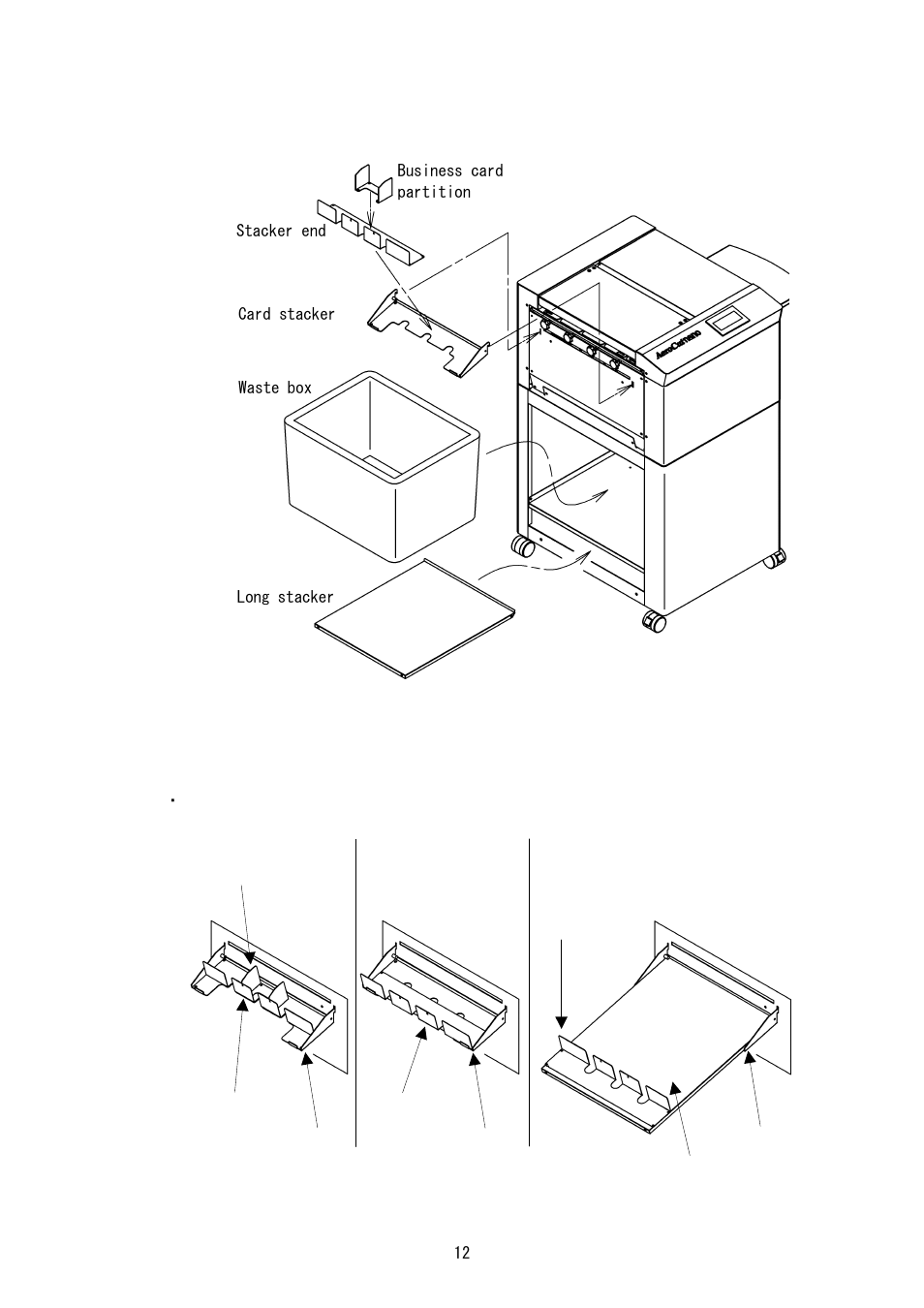 6 stacker and waste box settings, Stacker and waste box settings | MBM Corporation AEROCUT NANO User Manual | Page 12 / 30