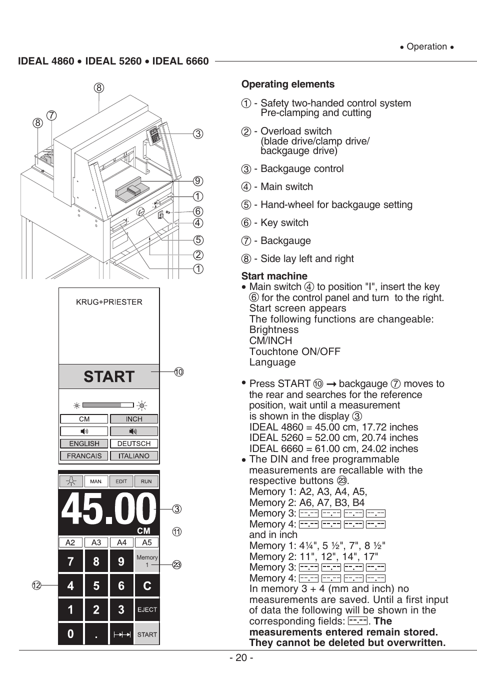 MBM Corporation TRIUMPH 6660 User Manual | Page 20 / 48