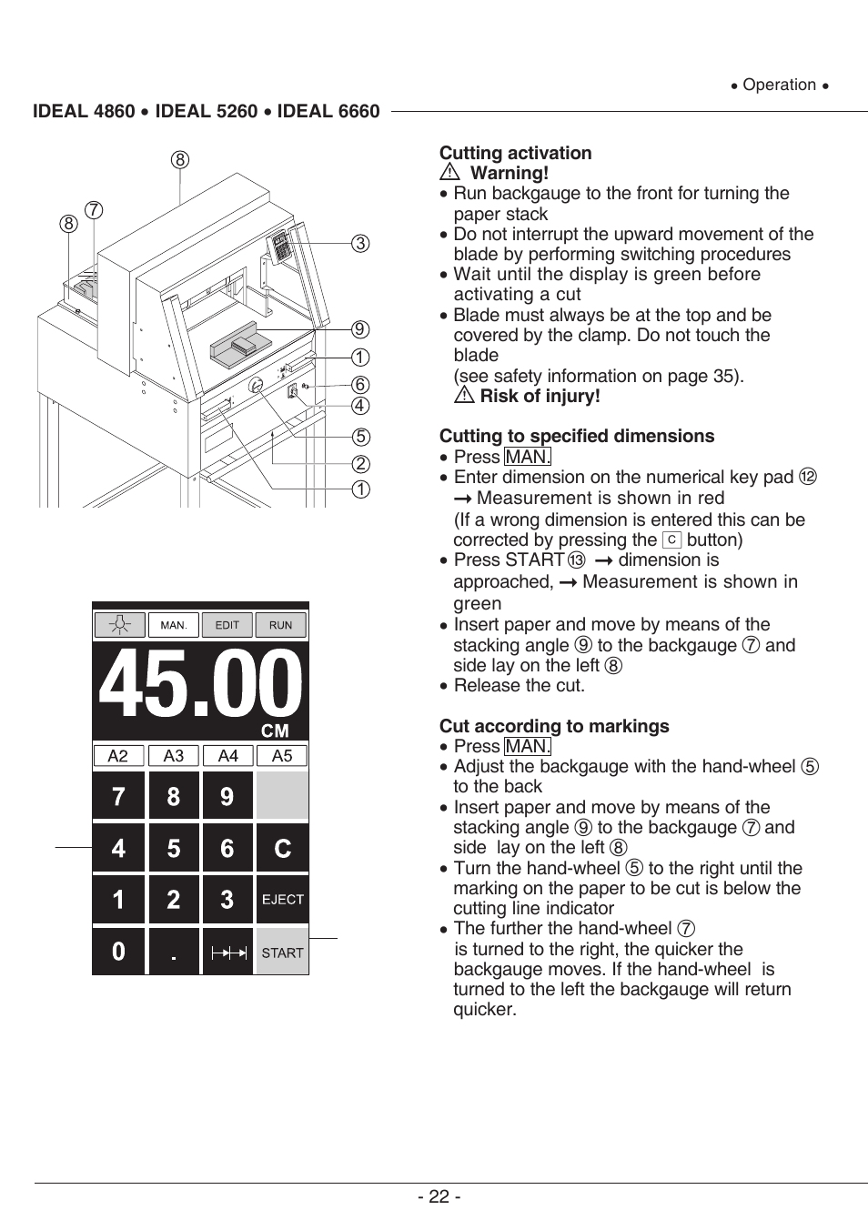 MBM Corporation TRIUMPH 6660 User Manual | Page 22 / 48