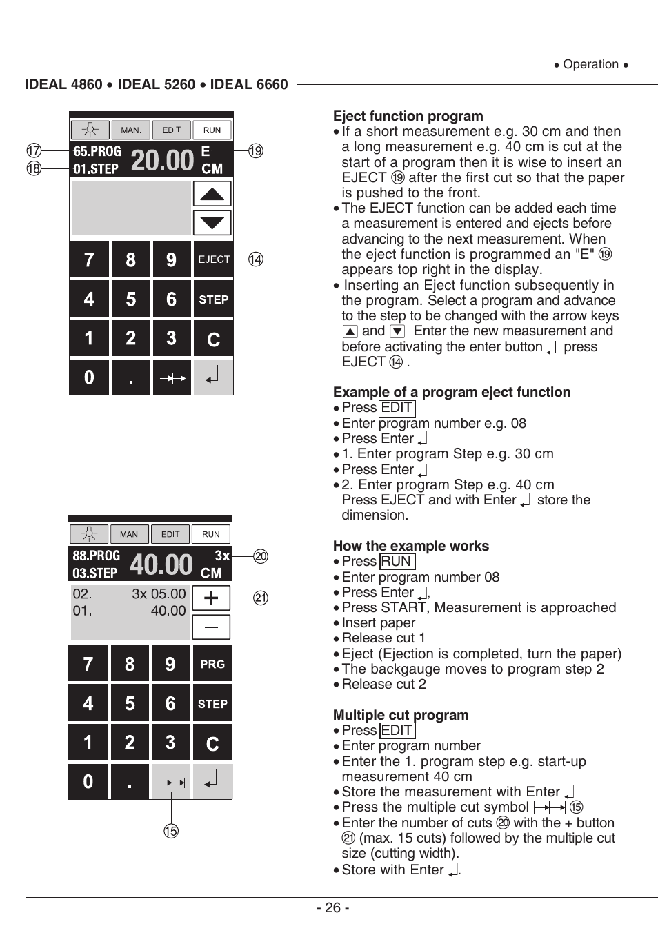 MBM Corporation TRIUMPH 6660 User Manual | Page 26 / 48