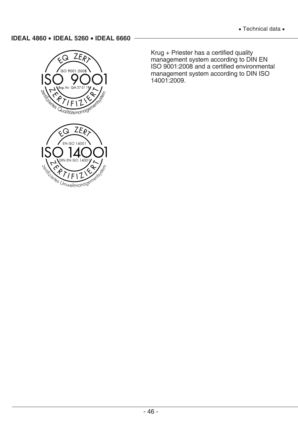 MBM Corporation TRIUMPH 6660 User Manual | Page 46 / 48