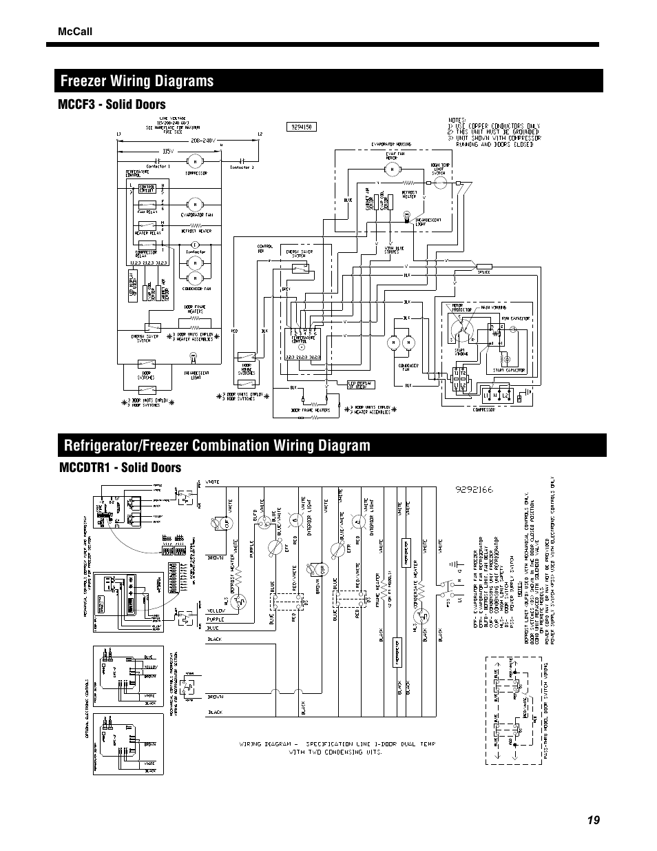 McCall MCCR1-G User Manual | Page 19 / 28