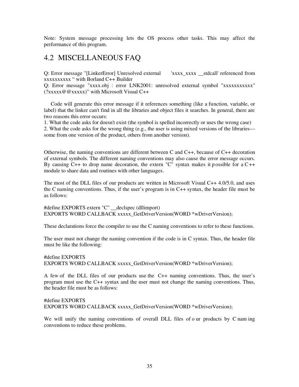 2 miscellaneous faq | Measurement Computing CB-7000 Utilities User Manual | Page 39 / 44