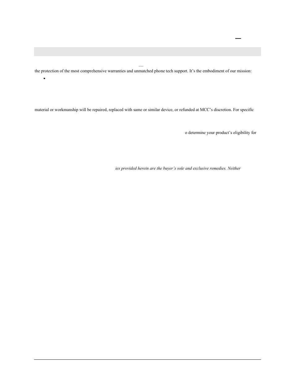 Management committed to your satisfaction | Measurement Computing PCI-DAS6013 User Manual | Page 3 / 42