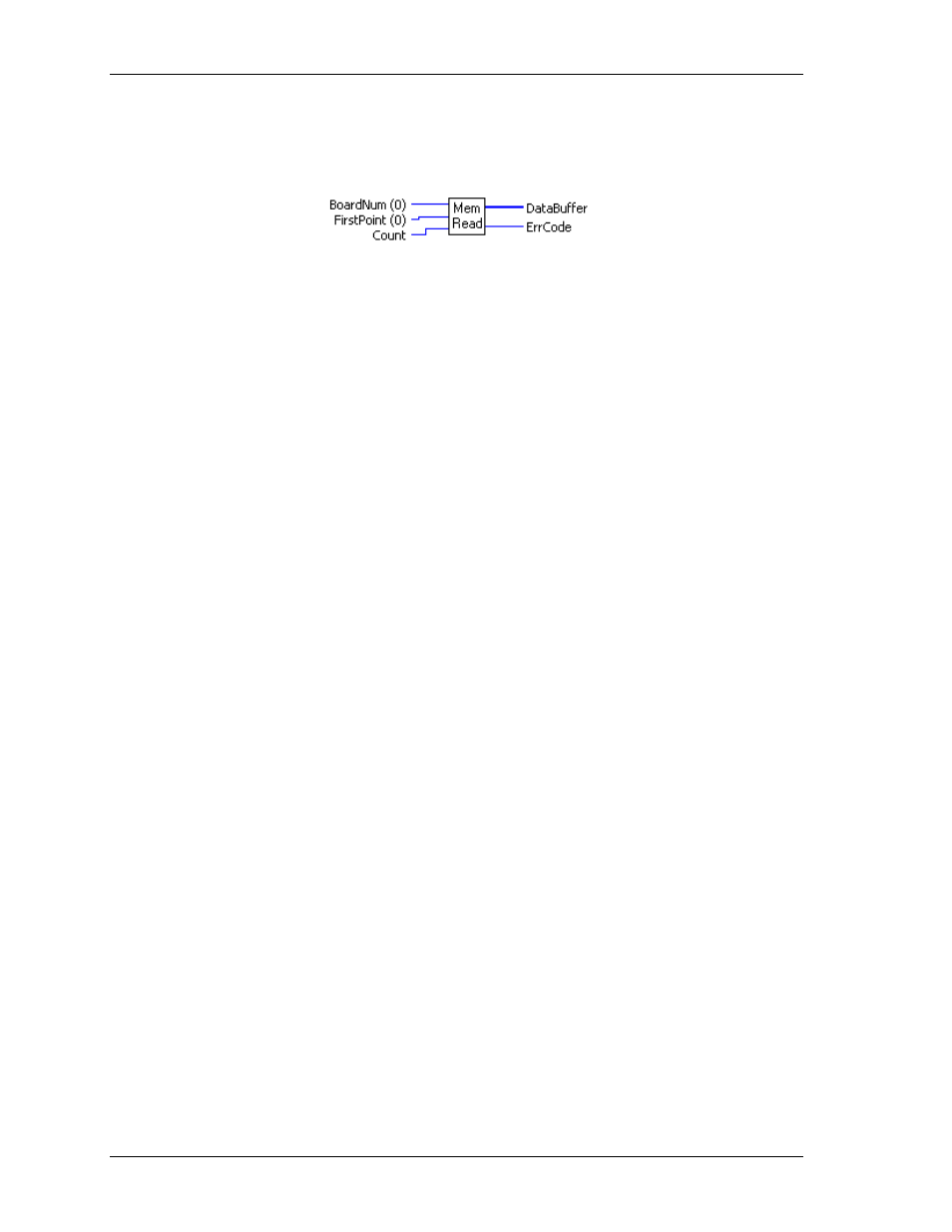 Memread.vi | Measurement Computing UL for NI LabVIEW User Manual | Page 90 / 109