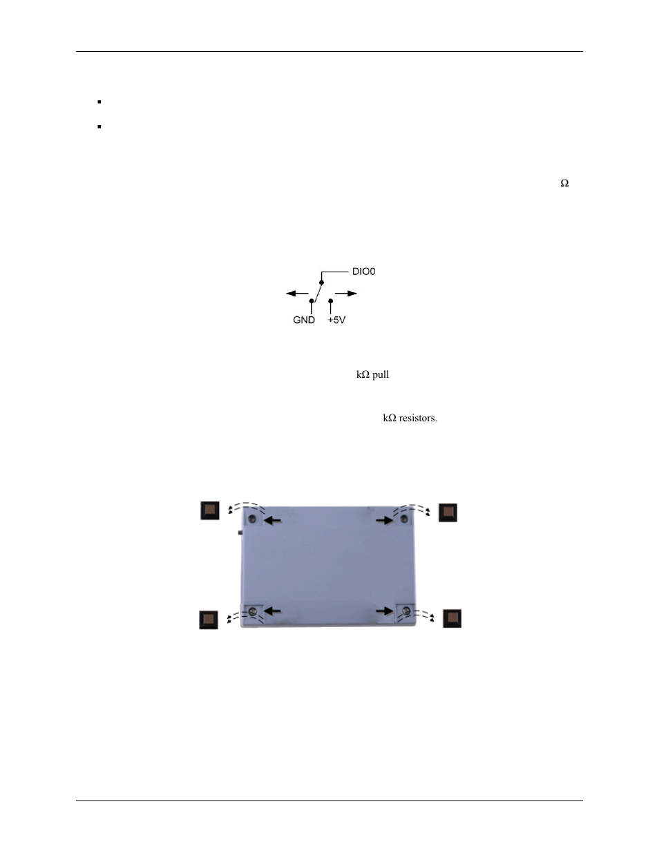 Digital i/o, Pull-up/down configuration | Measurement Computing USB-1208HS-4AO User Manual | Page 13 / 25