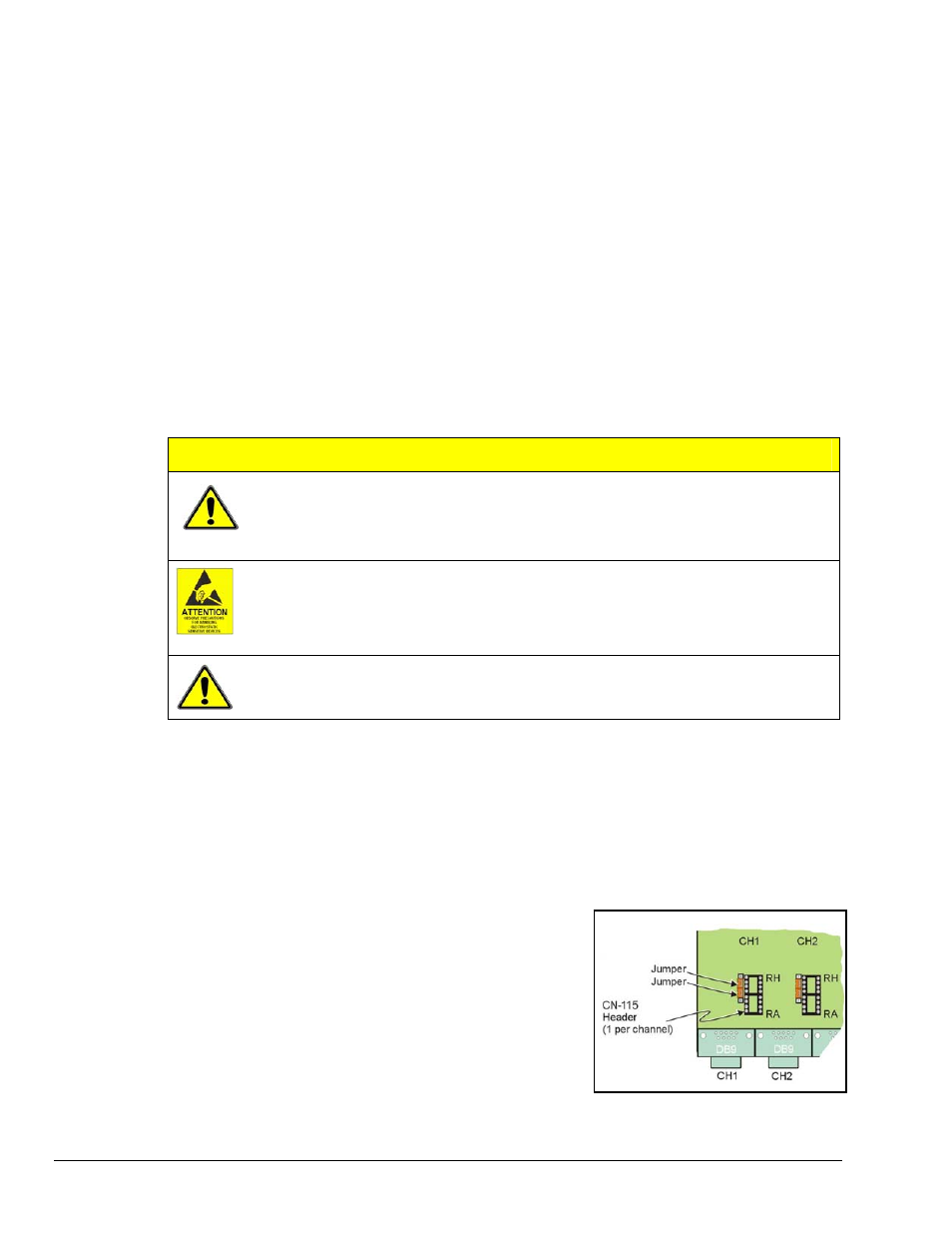 Caveats, Installation caution | Measurement Computing WBK Options User Manual | Page 58 / 216