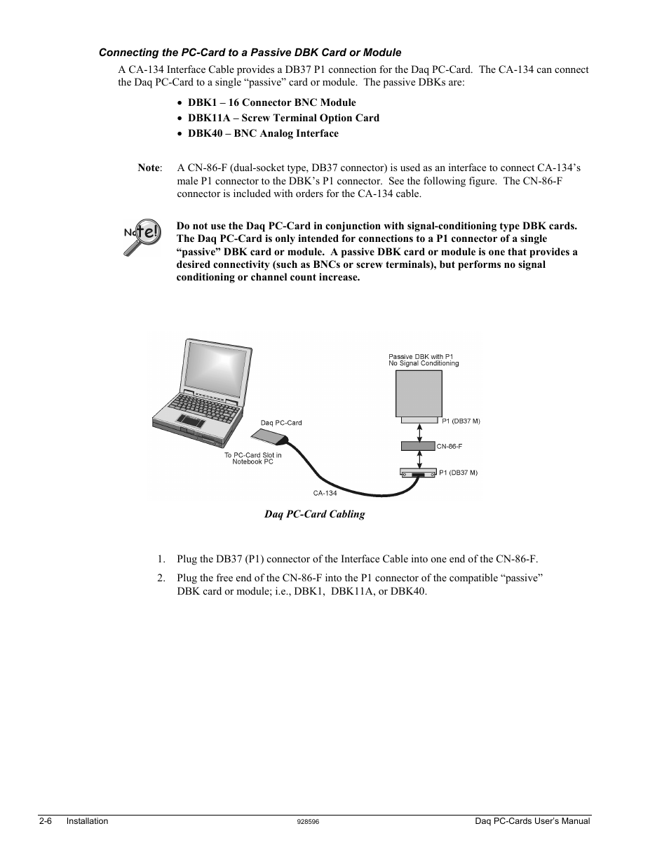 Measurement Computing Daq PC-Cards User Manual | Page 16 / 28