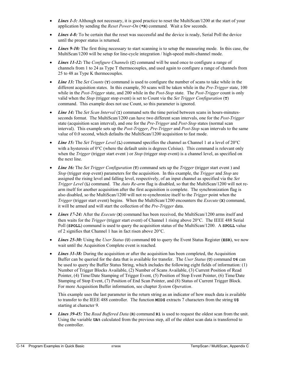 Measurement Computing TempScan/1100 User Manual | Page 284 / 306